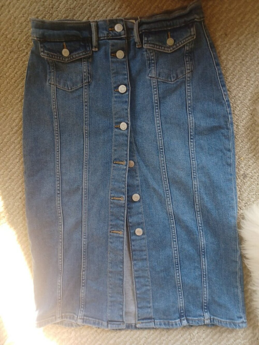 Vintage gap denim skirt 1969 28 R